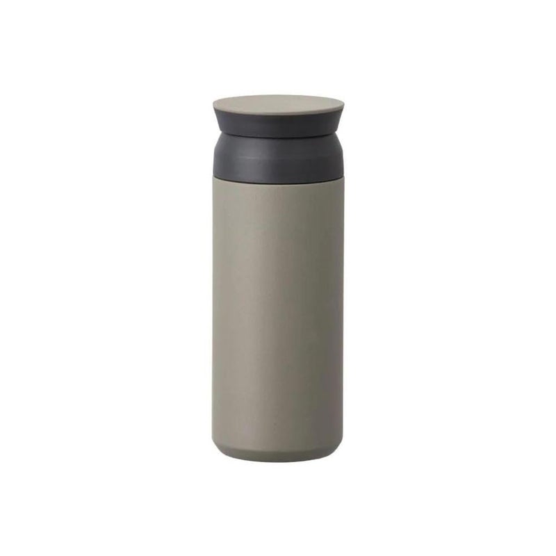 Kinto 20944 Plastic Travel Tumbler, 16.9 fl oz (500 ml), Khaki - Image 1